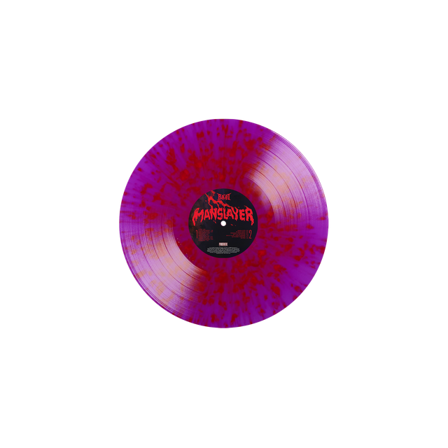 Brat  - Manslayer Neon Violet w/ Translucent Ruby Splatter Vinyl