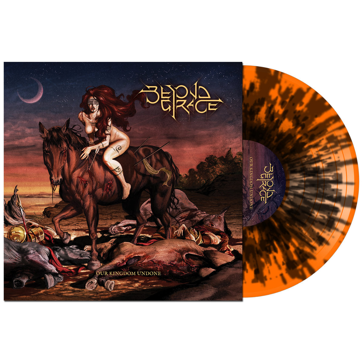 Beyond Grace - Our Kingdom Undone on Orange with Black Hue Vinyl